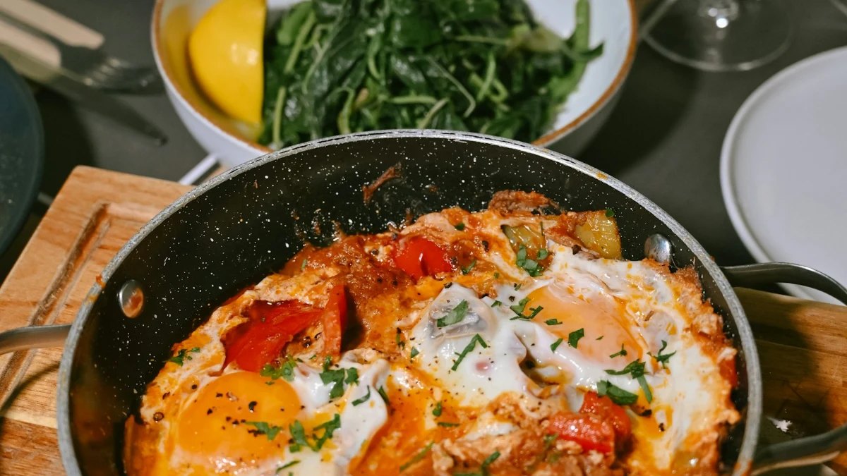 Shakshuka in a pan