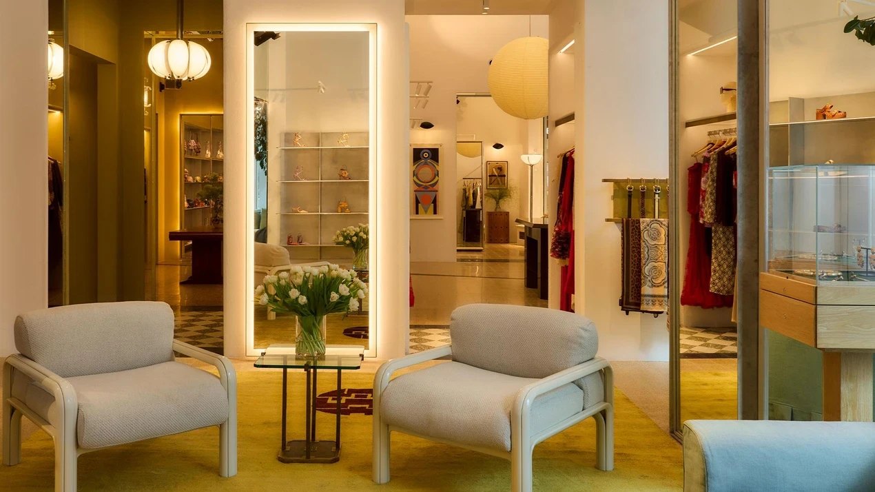 Inside the Zimmermann boutique at Pacific Fair