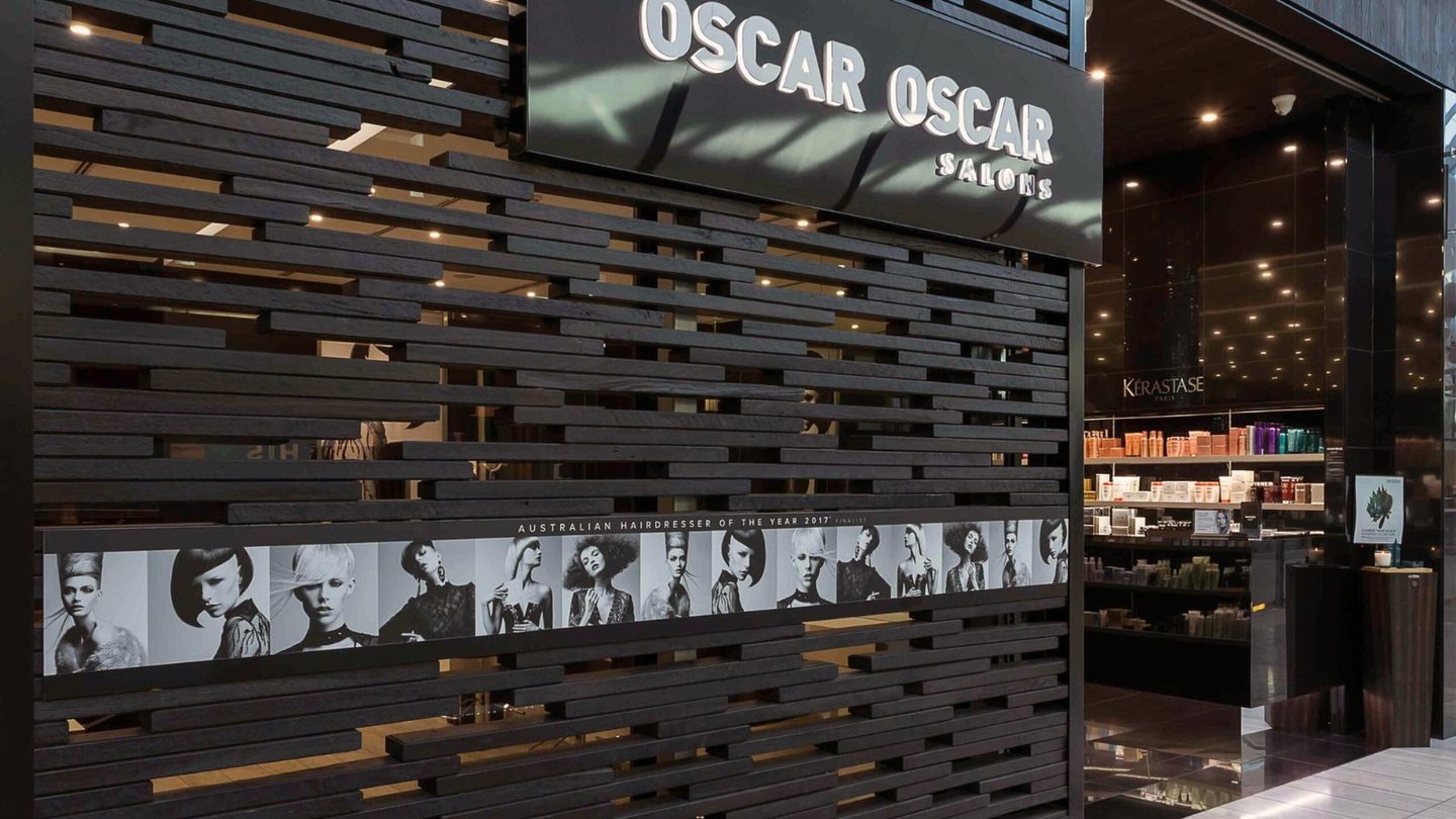 The Oscar Oscar salon front at Pacific Fair